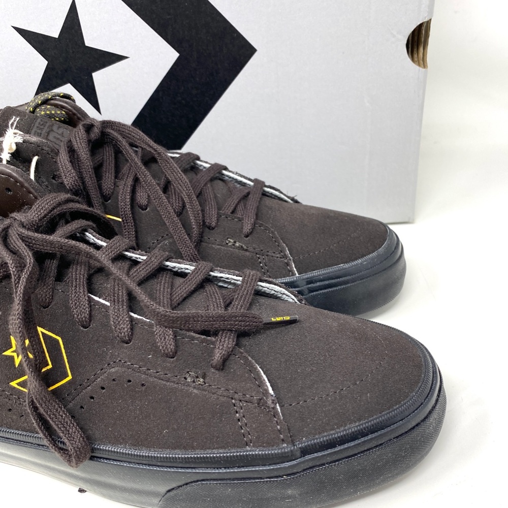 Converse Louie Lopez Pro Shoes Mid Top Suede Brown Women's Size Sneakers A01247C - Picture 3 of 10